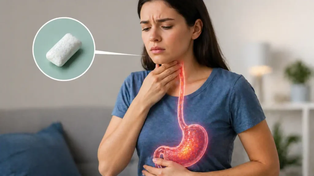 Can Swallowed Gum Cause Problems