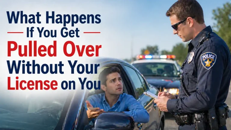 What Happens If You Get Pulled Over Without Your License on You