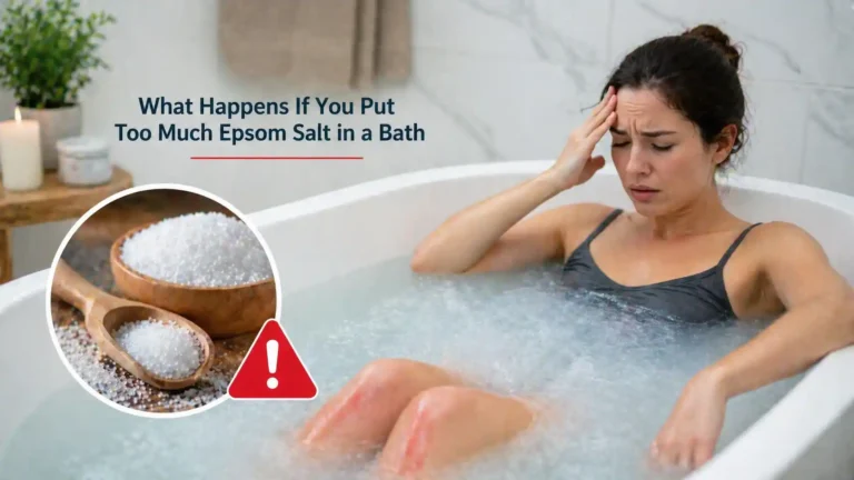 What Happens If You Put Too Much Epsom Salt in a Bath