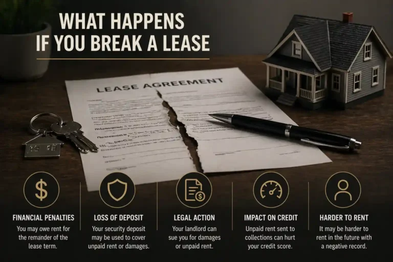 what happens if you break a lease