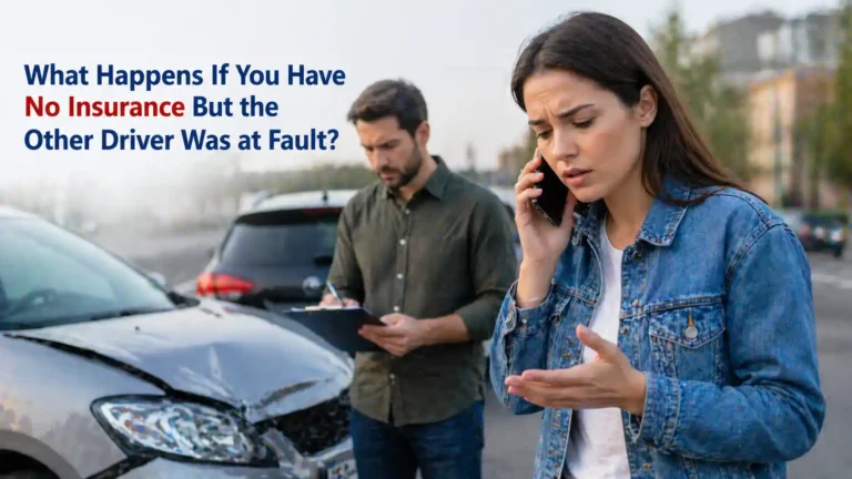what happens if you have no insurance but the other driver was at fault