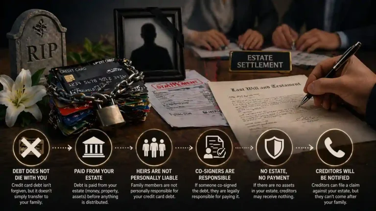 what happens to credit card debt when you die