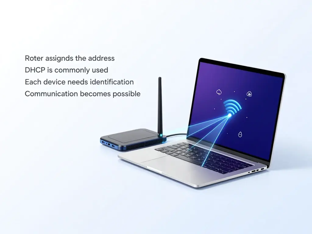 How the Device Gets an IP Address